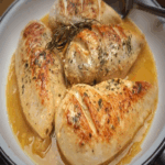 PECHUGA RELLENA CON CAMARONES 
